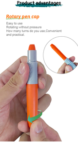 Silly Silk Safe Child Préscolaire Cryons De Haute Qualité Non Toxoc En Chine Papeterie Pour Tout-Petit Dessiner Ensemble Craie 3D Twist Up Crayon - Product Image 2