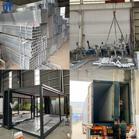 Maison Modulaire Conteneurisée, Structure en Acier Galvanisé, Cabine Portable Isolée pour Dortoir de Chantier et Bureau