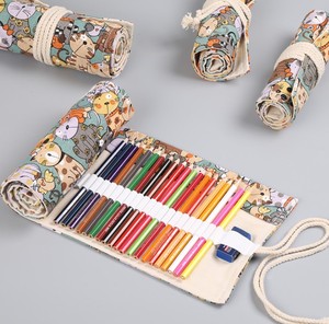 24 rotolo Cassa di Matita Della Scuola Kawaii Sacchetto della Penna di Tela Penale per le Ragazze Dei Ragazzi Carino Grande Pencilcase Sanzioni Scatola di Cancelleria - Product Image 6