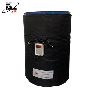Manta Calefactora <span class=keywords><strong>de</strong></span> Tambor <span class=keywords><strong>de</strong></span> <span class=keywords><strong>Tela</strong></span> Recubierta <span class=keywords><strong>de</strong></span> Silicona <span class=keywords><strong>de</strong></span> 220V y 200L Personalizada para Barriles Químicos, Impermeable, a Prueba <span class=keywords><strong>de</strong></span> Explosiones, con Termostato - Product Image 1
