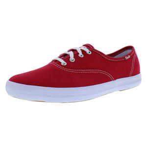 Keds Champion Canvas <b>Womens</b> <b>Shoes</b> Color: <b>Red</b> | 100% Authentic - Product Image 1