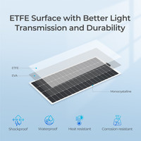 Flexible 390w 395w 400w mono panneaux solaires panneau solaire pour RV toit bâtiments de navires voitures hangar haute efficacité