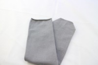 Chaussette orthopédique en coton pour jambe amputée, recommandée par les experts – Facile d'entretien, confortable, lavable, douce, grise, certifiée CE, à enfiler pour jambe et genou