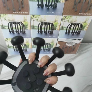 Octopus Scalp Brain Relax Vibrator Relief Scalp Machine Wireless Stress Relieve <b>Hand</b> <b>Free</b> Head Massager - Product Image 4