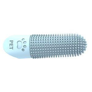 Brosse à dents pour animaux de compagnie en silicone souple de haute qualité à 360 degrés, personnalisée en gros, pour le nettoyage des dents des chiens et des chats - Product Image 6