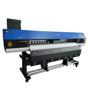 china supplier 1.8m eco solvent Inkjet Printer for sale Indoor outdoor industrial Large Format Vinyl Sticker Banner automatiom