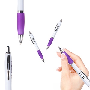 Bolígrafo de Alta Calidad con Logo Personalizable y Agarre de Goma <span class=keywords><strong>para</strong></span> Artículos de Oficina al por Mayor, Bolígrafo de Promoción Barato y Regalos - Product Image 3