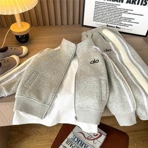 Set <span class=keywords><strong>Sportivo</strong></span> Primaverile e Autunnale alla Moda per Bambini 7-12 Anni, Felpa e Pantaloni Casual per Ragazzi e Ragazze - Product Image 1