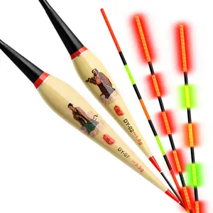 Fábrica Atacado 40Cm Rock Fishing Booy Plástico Levou Flutuador De Pesca Inteligente