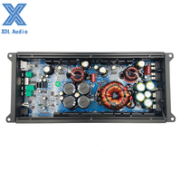 Amplificateur de voiture 2 canaux Mini Classe D RMS 500W en aluminium avec crossovers et égaliseurs Modèle SAL-500.2SD 9V-16V