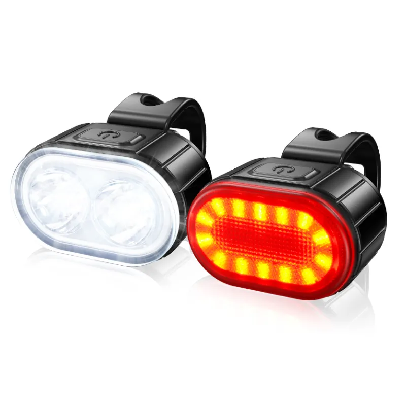 SoRider Q3 Bicycle Lamps Front Rear Bicycle Light Rechargeable Bike Tail Light Cycling Headlight Bicycle Light