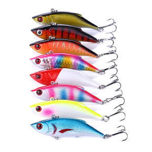 Hengjia 8cm 11.8g di plastica dura Bass vibrazione esca per pesca vibrante per fiume lago pesca in condizioni stampate - Product Image 1