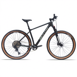 Vélo de Course Tout-Terrain Léger en Fibre de <span class=keywords><strong>Carbone</strong></span> 29 Pouces 12 Vitesses avec Freins à Disque Hydrauliques et <span class=keywords><strong>Cadre</strong></span> en Aluminium, Type Hardtail, pour la Course (Shimano) - Product Image 2