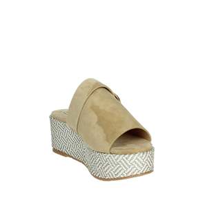 Sandalias de cuña para mujer Keys, color beige, K-11083, plataforma, suela de gamuza - Product Image 5
