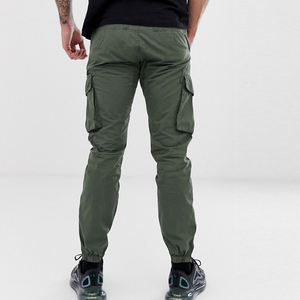 Nuovi Pantaloni <span class=keywords><strong>Cargo</strong></span> Streetwear <span class=keywords><strong>Slim</strong></span> <span class=keywords><strong>Fit</strong></span> in 100% Cotone con Quattro Tasche - Product Image 4