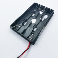 Porte-batterie en ABS noir, boîtier de haute qualité en ABS 6V, 1 pièce