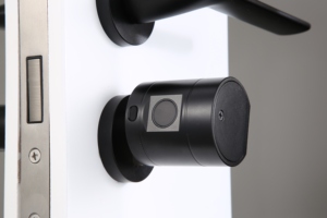 Cerradura Inteligente para Puerta, Cerradura Inteligente de Cilindro de Acero Inoxidable y Latón con Interfaz de Emergencia, Cerradura Electrónica Inteligente para Wo - Product Image 2