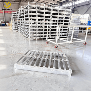 Easylink - Paletes de Ferro Galvanizado Empilháveis Personalizáveis para Armazém, Resistentes e de Dupla Utilização - Product Image 2