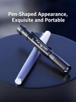 Linterna de Bolsillo WARSUN P1S Mini, Linterna de Aluminio con Zoom, Clip Especial para Inspección, Carga Portátil, Linterna Pequeña