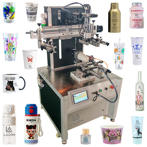 Machine de sérigraphie semi-automatique une machine de sérigraphie à deux couleurs pour grand baril d'<span class=keywords><strong>essence</strong></span> 200L seau de 50 gallons - Product Image 1