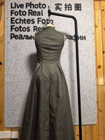 Nouvelle Robe Midi Femme 2026 Style Européen & Américain, Design Français, Col Rond, Sans Manches, Taille Cintrée, Idéale pour le Bureau et les Trajets Quotidien
