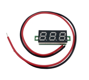 0.36 \ "kỹ thuật số vôn kế với Red <span class=keywords><strong>LCD</strong></span> hiển thị DC 0-100V 3 chữ số Bảng điều chỉnh Meter cho electromobile xe máy xe Đồng hồ đo - Product Image 4