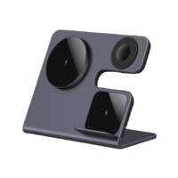 JEDI Automatique Une Clé Pliant Téléphone Montre Écouteurs R11 Chargeur Sans Fil 4 En 1 Avec Horloge