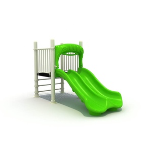 สนามเด็กเล่นกลางแจ้งมีความสุขสไลด์น้ำพลาสติกสวนเด็กทารกสนามหลังบ้านเกมสวนสนุก - Product Image 4