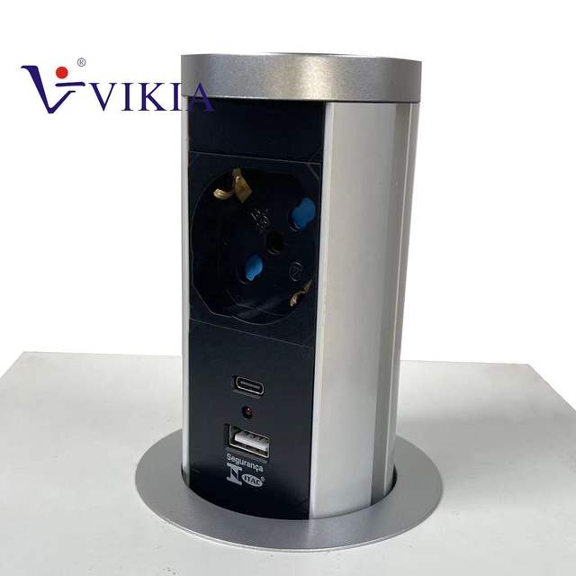 Italian  Type Desktop Socket
