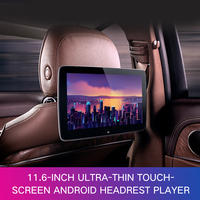Écran LCD de tablette Android personnalisé de 10,1 à 14 pouces avec connexion Bluetooth, lecteur multimédia de luxe pour appuie-tête de bus