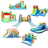 Vente en gros directe d'usine : Toboggan gonflable ludique pour enfants, petit château avec toboggan, structure de divertissement gonflable pour enfants
