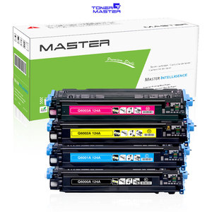 Cartucho de Tóner Compatible con <span class=keywords><strong>HP</strong></span> Q6000A-Q6003A <span class=keywords><strong>124A</strong></span> para LaserJet 1600 2600n 2605 2605dn 2605dtn, Entrega Rápida, Garantía de 24 Meses - Product Image 1