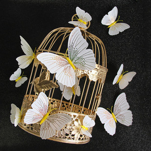 Adesivi Murali 3D a Forma di Farfalla Realistici con LED per Decorazioni Murali <span class=keywords><strong>e</strong></span> Matrimoni - Product Image 6