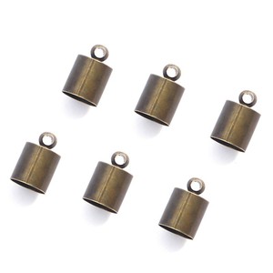 Tapa de latón con peso para sombrero, borla para accesorios de joyería DIY, forma redonda, opciones multicolor: plateado, dorado, bronce, metal envejecido - Product Image 3