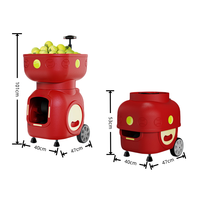 Lanceur de balles de tennis automatique intelligent portable sans fil pour l'entraînement en gros