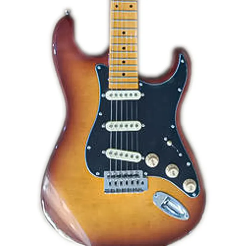 ELEKTRISCHE GITARNE SUNBURST COLOR 12-String-Gitarren ovales Loch Zigeuner-Jazz-Gitarre