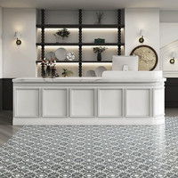 Comptoir de travail moderne en MDF de style commercial français avec comptoir de réception pour café, fleuriste, bureau, hôtel – Durable