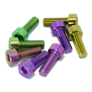 <span class=keywords><strong>Vis</strong></span> Torx en titane sur mesure pour moto <span class=keywords><strong>de</strong></span> course, grade 5, finition naturelle, norme ISO, en stock - Product Image 2