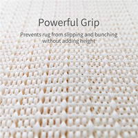 Tapis de protection antidérapant en mousse PVC épaisse et durable, motif uni, pour tapis d'extérieur et de couloir