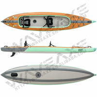 Kayaks gonflables WAVEAXE haute pression personnalisables avec logo, 1 ou 2 places, en PVC Drop Stitch, fabriqués en usine, SCK Sandbanks Ultimate