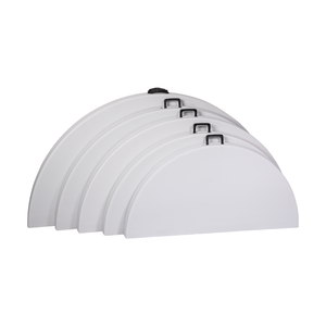<span class=keywords><strong>Table</strong></span> ronde pliante en plastique blanche <span class=keywords><strong>de</strong></span> 183 cm (6 pieds) pour <span class=keywords><strong>10</strong></span> <span class=keywords><strong>personnes</strong></span>, idéale pour événements et jardins – Vente en gros à prix abordable - Product Image 2