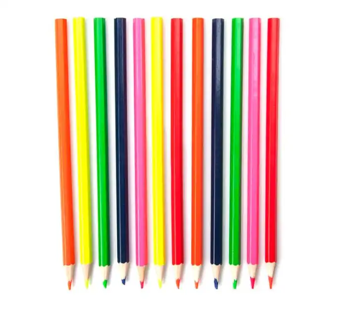 Reliabo China Online Selling Children Graffiti Drawing Wooden Colouring Pencil With Logo Color Pencil