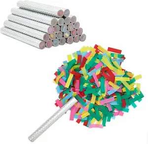 2024 Biodegradable Colorful Confetti Party Popper Gun Confetti Cannon For Wedding Birthday Party Supplies