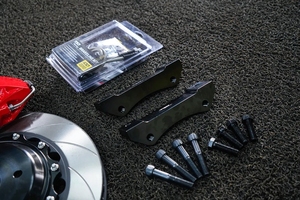 טאי מירוץ 6 סירים בלם Caliper 355x32mm דיסק רוטור ערכת עבור טויוטה קראון קאמרי AVALON 2000-2019 18 אינץ גלגל - Product Image 3