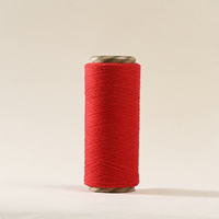 Fil à tricoter en coton/polyester recyclé teint en gros, écologique, haute ténacité, pour gants et tricot mélangé