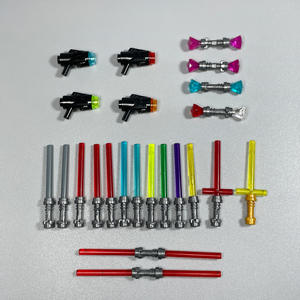 Blocs de construction à petites particules <span class=keywords><strong>Star</strong></span> <span class=keywords><strong>Star</strong></span> Doll Toy Weapon Package Light Sword Catapult Critical Strike Blocks Model Building Toys - Product Image 3