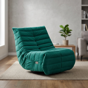 Sillón reclinable eléctrico moderno, giratorio, multifuncional, con función de balanceo. - Product Image 3