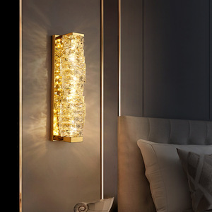 Lámpara de Pared LED de Cristal de Lujo Ligero, Superventas Transfronteriza, para Dormitorio, Sala de Estar, Escalera - Sensación de <span class=keywords><strong>Alta</strong></span> <span class=keywords><strong>Gama</strong></span> - Product Image 4