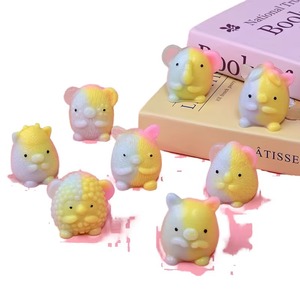 Nouveau Jouet Squishy en TPR en forme de boulette, Série Animaux Colorés, 5 cm, Anti-stress, Cadeau pour Enfants et Adultes de 5 à 7 ans, Améliore l'humeur - Product Image 1