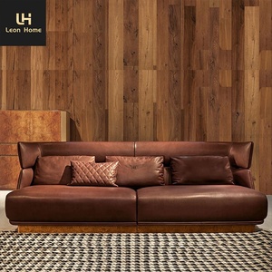 Set di divani <span class=keywords><strong>in</strong></span> pelle di qualità su misura <span class=keywords><strong>in</strong></span> <span class=keywords><strong>legno</strong></span> con finitura a piano <span class=keywords><strong>in</strong></span> fabbrica mobili italiani soggiorno moderno di lusso - Product Image 1